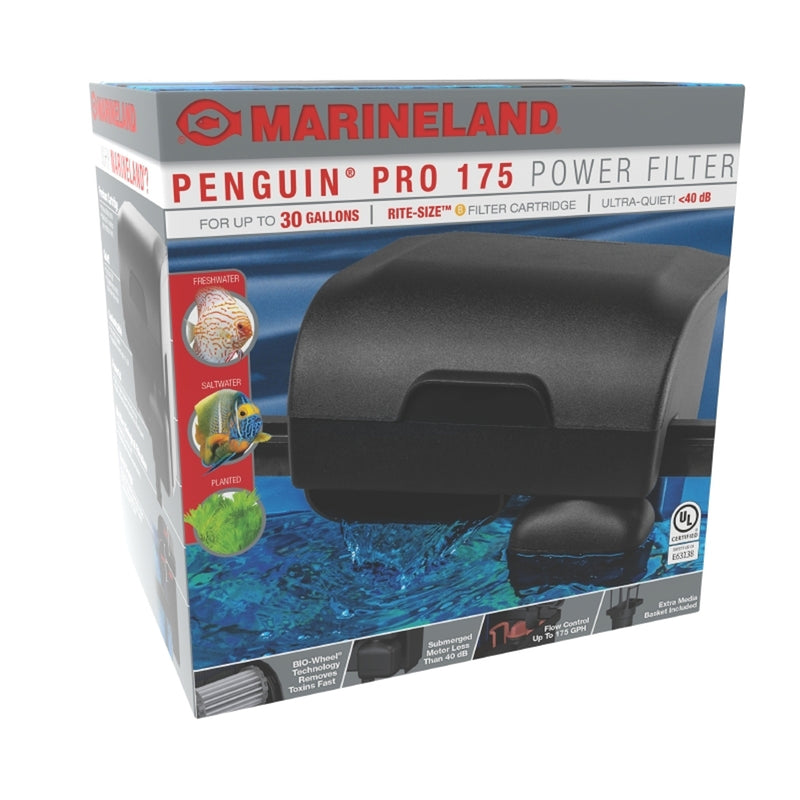 Marineland Penguin Pro 175 Filter - Up To 30 Gallons
