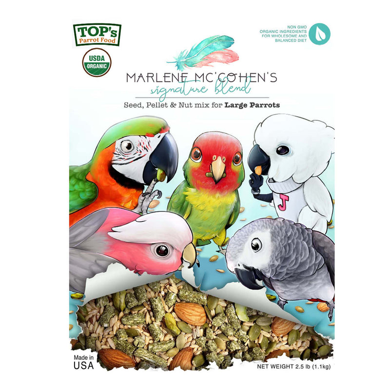 TOP's Marlene Mc'Cohen's Signature Enrichment Blend - Large Parrot
