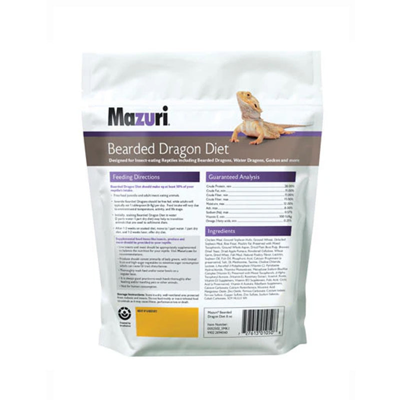 Mazuri Bearded Dragon Diet - 8 oz
