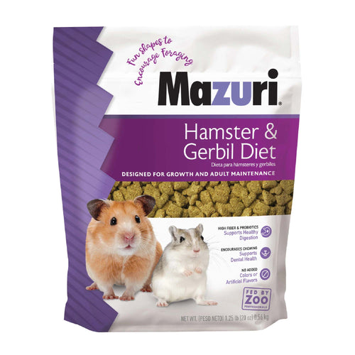 Mazuri Hamster & Gerbil Diet - 1.25 lbs