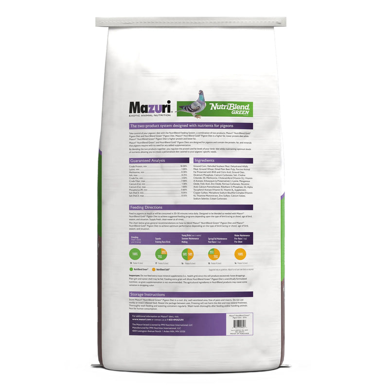 Mazuri NutriBlend Green Pigeon Diet
