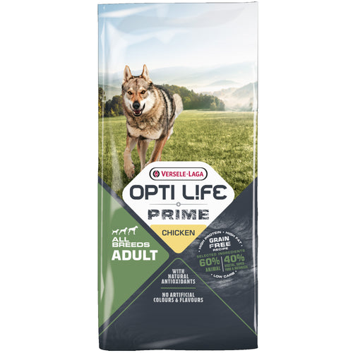 Opti Life Prime All Breed Adult Dog Food - Chicken