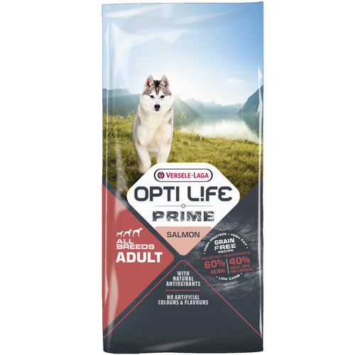 Opti Life Prime All Breed Adult Dog Food - Salmon