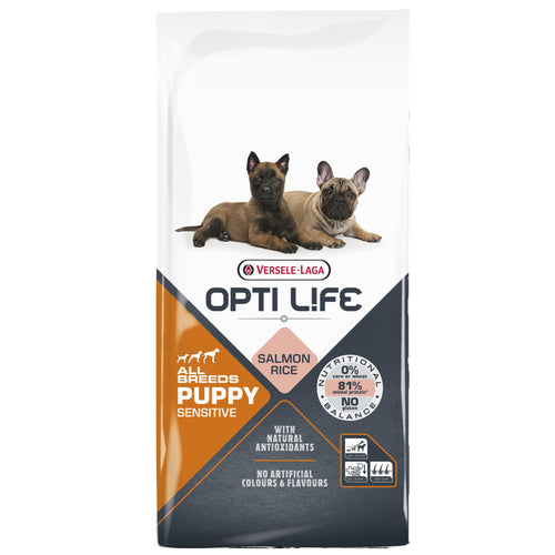 Opti Life All Breed Sensitive Puppy Food - Salmon & Rice