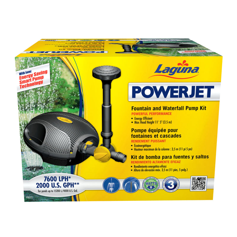 PowerJet 2000 Fountain/Waterfall Pump Kit - Up To 4000 U.S. Gal (15000 L)
