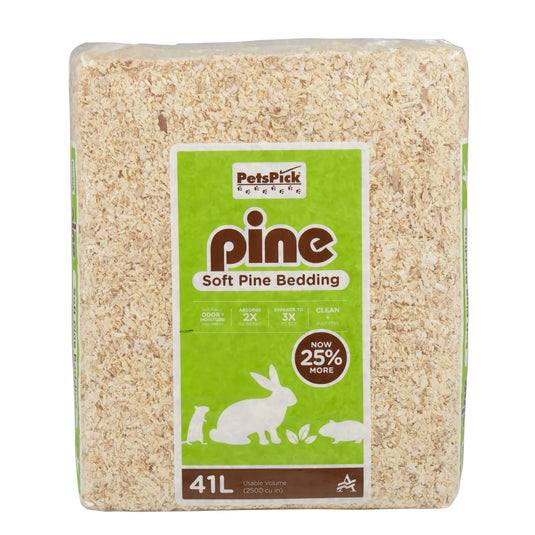 PetsPick Pine Wood Shavings Bedding