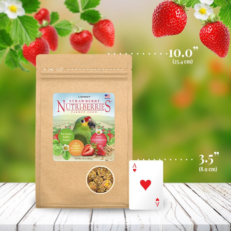 Lafeber's LIMITED EDITION Strawberry Nutri-Berries for Parrots
