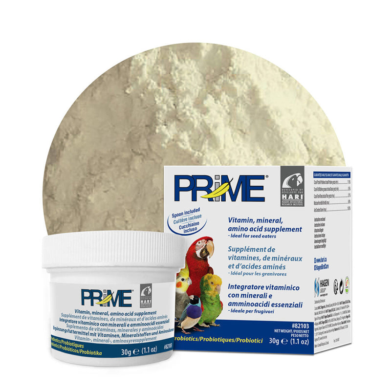 Prime Vitamin Mineral Amino Acid Supplement - Probiotic for All Birds
