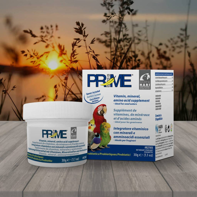 Prime Vitamin Mineral Amino Acid Supplement - Probiotic for All Birds 🍁
