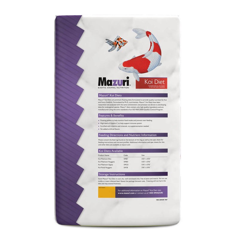 Mazuri Koi Pond Nuggets Floating Diet - 20 lbs
