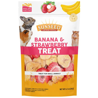 Banana & Strawberry Freeze Dried Small Pet Treat