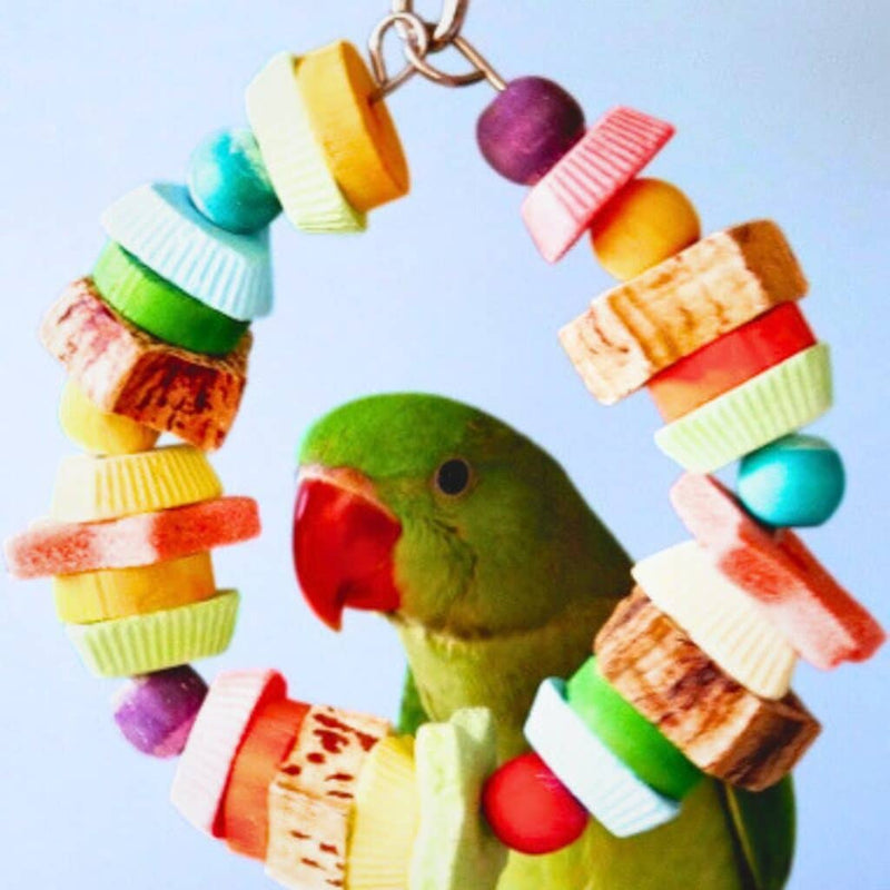 HARI Smart Play Enrichment Parrot Toy Cookie Ring - 81022
