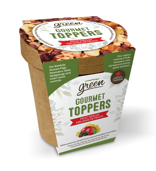 Living World Green Gourmet Toppers Small Pet - Fruit Medley - 65367
