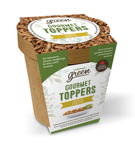 Living World Green Gourmet Toppers Small Pet - Insects - 65366