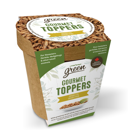 Living World Green Gourmet Toppers Small Pet - Insects - 65366
