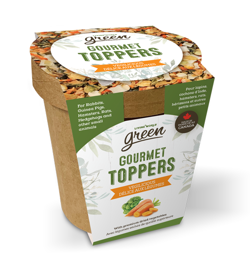 Living World Green Gourmet Toppers Small Pet - Vegilicious - 65368
