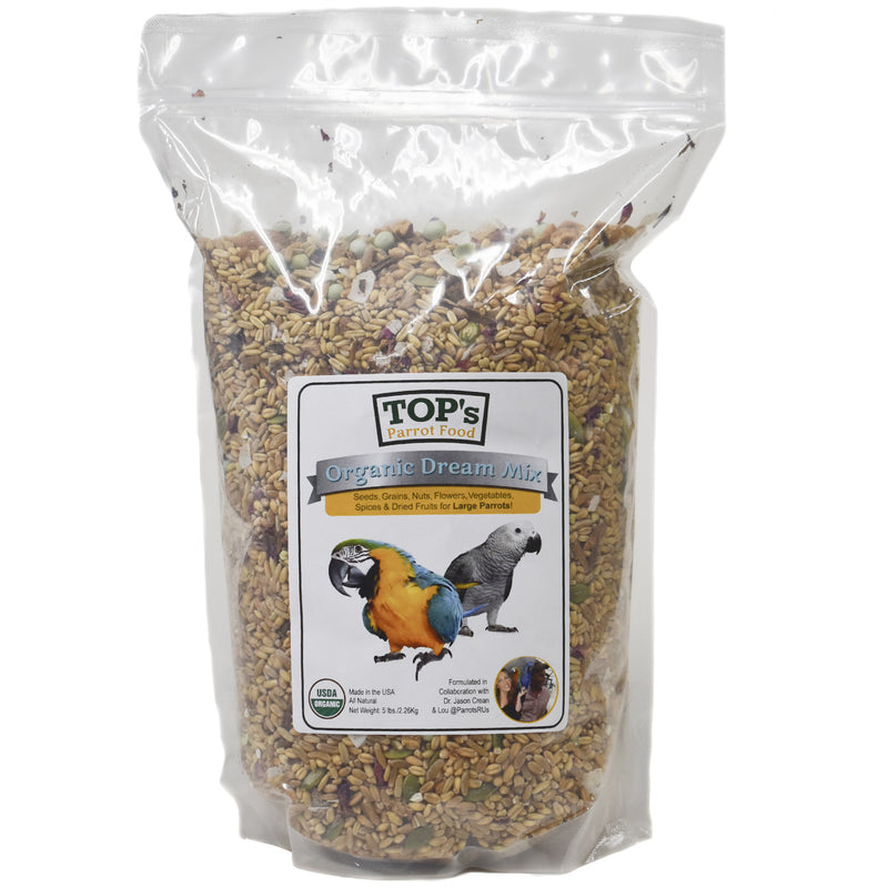 TOP's Organic Dream Seed Mix - Large Parrot
