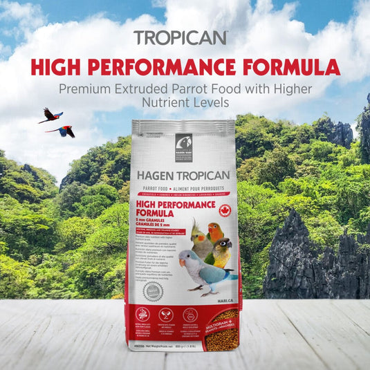 Tropican High Performance 2mm Granules - Small Parrots