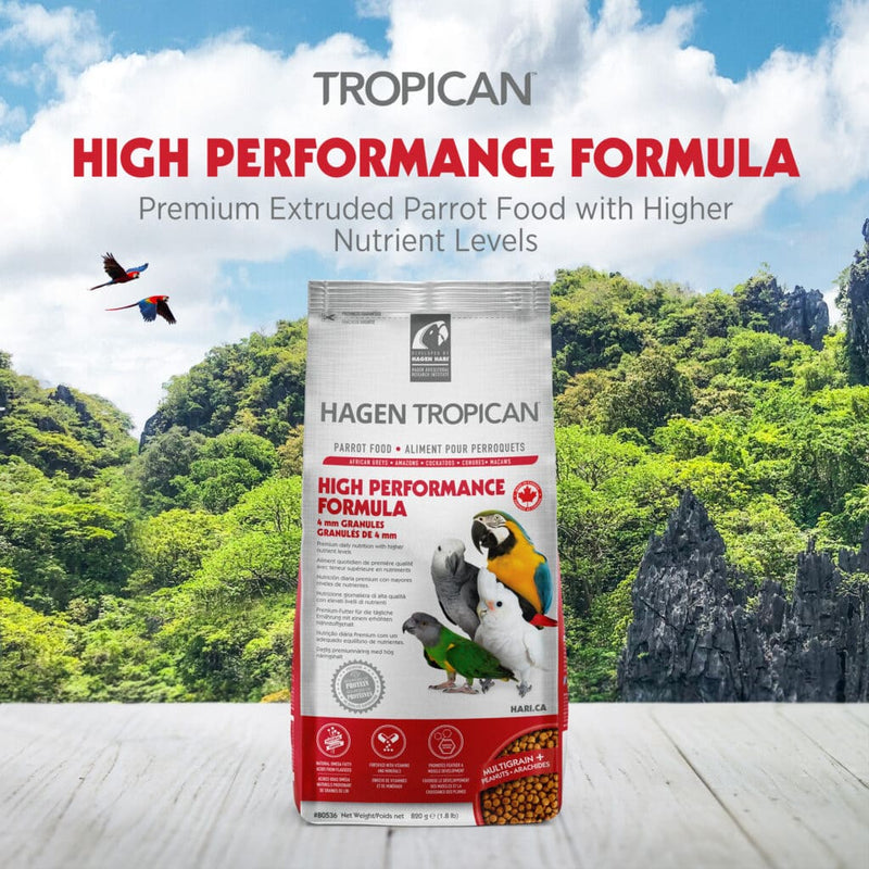 Tropican High Performance 4mm Granules - Parrots
