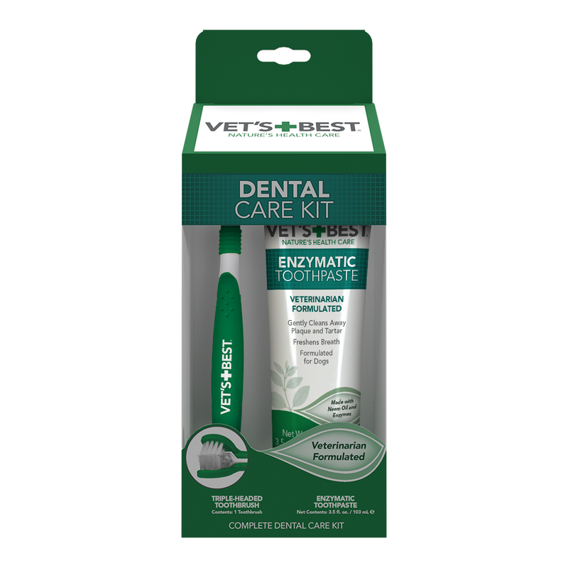 Dog Dental Care Kit - Toothbrush & Gel
