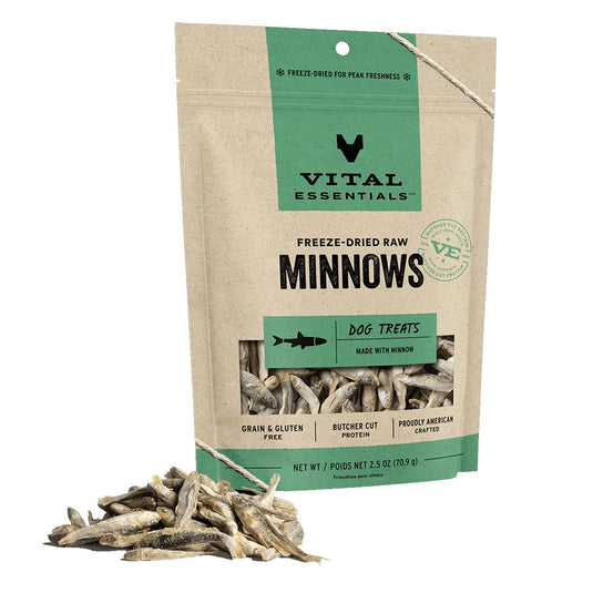 Vital Essentials Freeze-Dried Minnows Dog Treat