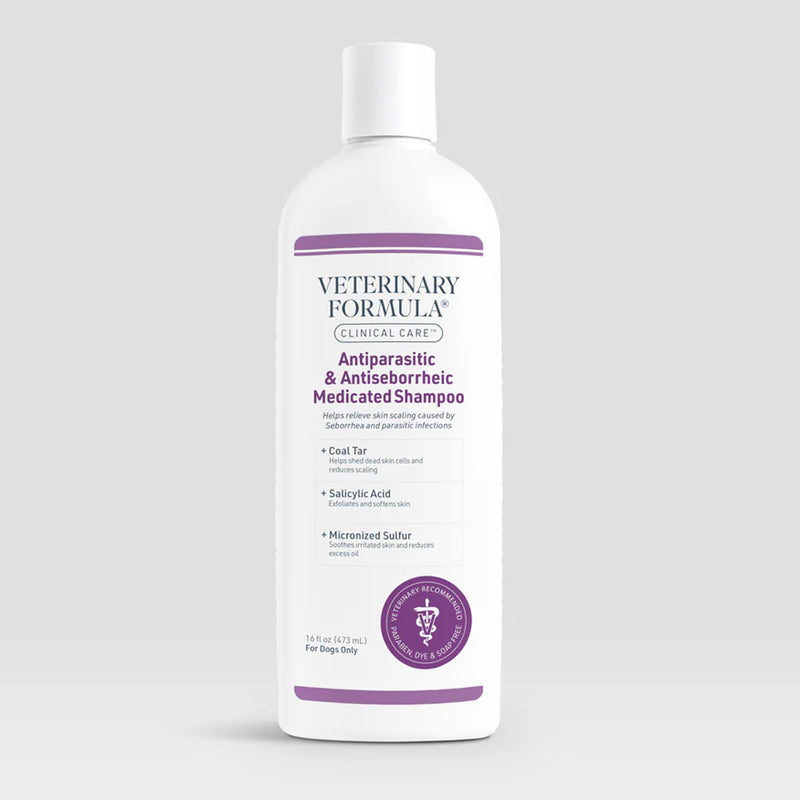 Veterinary Formula Antiparasitic & Antiseborrheic Medicated Shampoo - 16 oz
