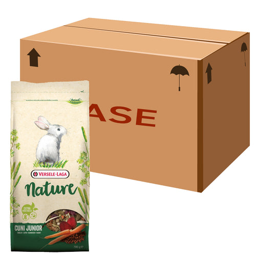 Multi-Bag Bundle - Versele-Laga Nature High-Fibre Junior Rabbit Food 700g x 5