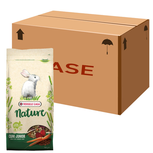 Multi-Bag Bundle - Versele-Laga Nature High-Fibre Junior Rabbit Food 700g x 5