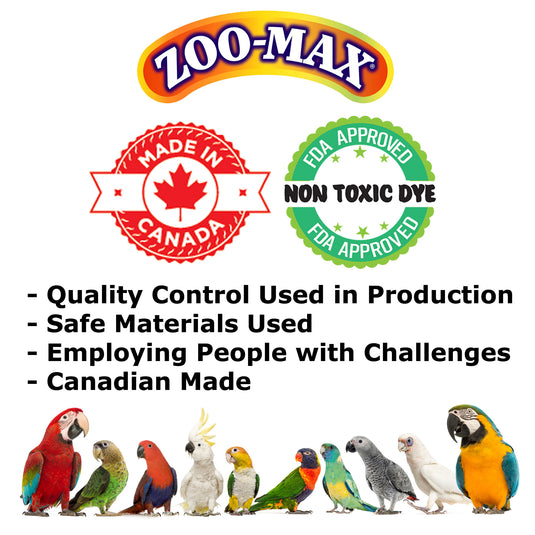 Zoo-Max Kooky Parrot Shredding Toy