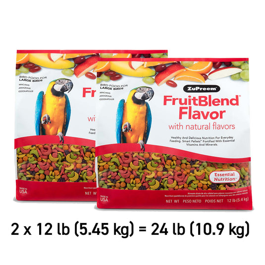 ZuPreem FruitBlend Daily Nutrition Large Parrot Pellet