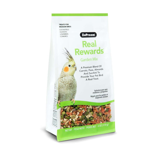 ZuPreem Real Rewards Garden Mix Medium Bird Treat - 170g (EXP: 09/24)