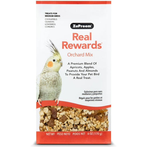 ZuPreem Real Rewards Orchard Mix Medium Bird Treat - 170g