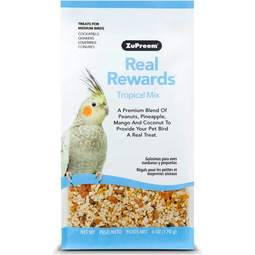 ZuPreem Real Rewards Tropical Mix Medium Bird Treat - 170g