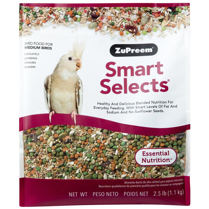 ZuPreem Smart Selects Enrichment Diet for Medium Birds
