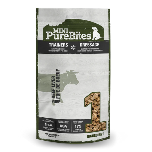 PureBites Mini Trainers Beef Liver 85g/3oz