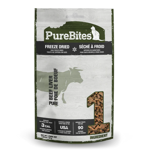 PureBites Beef Liver Freeze Dried Cat Treat