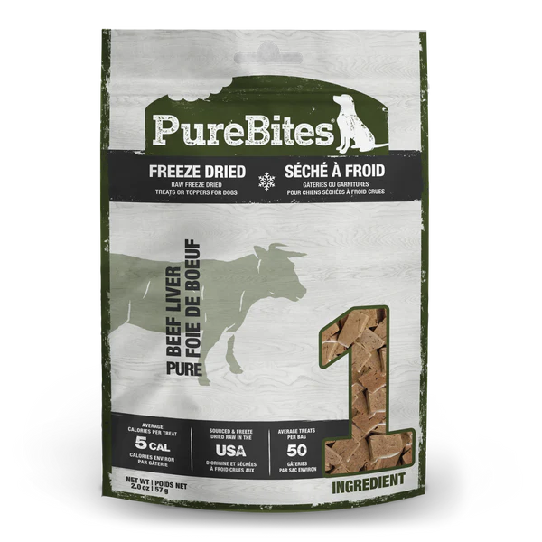 PureBites Beef Liver Freeze Dried Dog Treat
