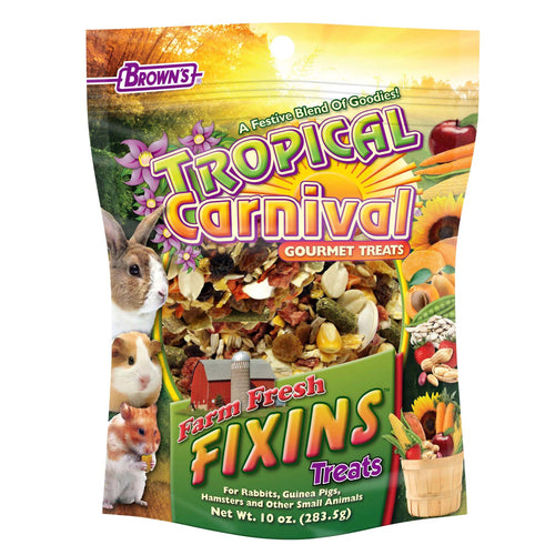 Brown's Tropical Carnival Farm Fresh Fixins Small Pet Treat