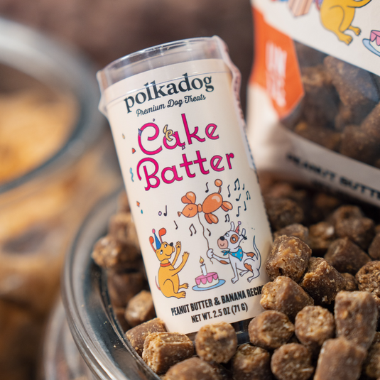 Polkadog Soft & Chewy Cake Batter Dog Treats - 2.5 oz