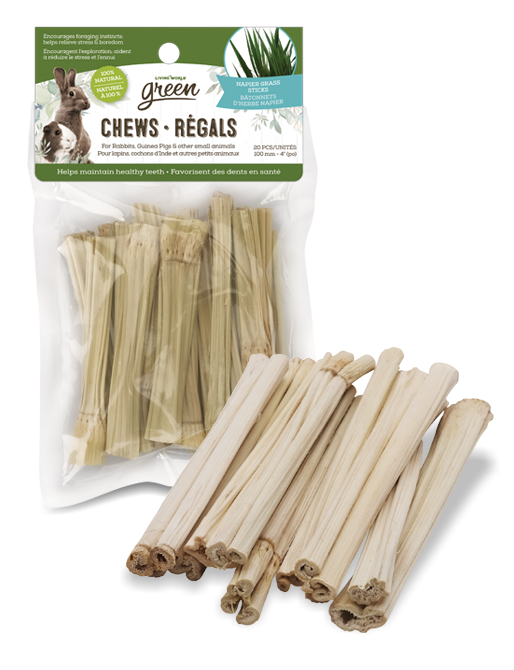 Living World Napier Grass Sticks Small Pet Chews - 61112
