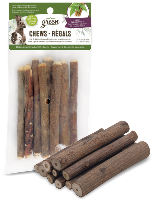 Living World Neem Wood Sticks Small Pet Chews - 65471
