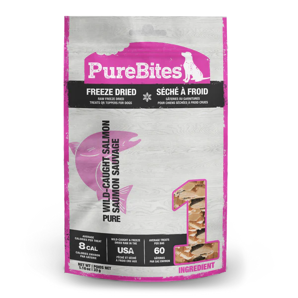 PureBites Salmon Freeze Dried Dog Treat
