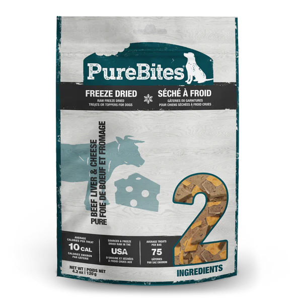 PureBites Beef & Cheese Freeze Dried Dog Treat
