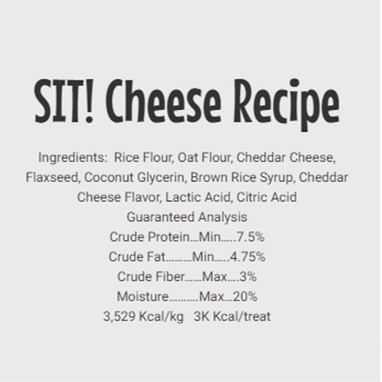 Etta Says! Sit Training Cheese Treat 6 oz