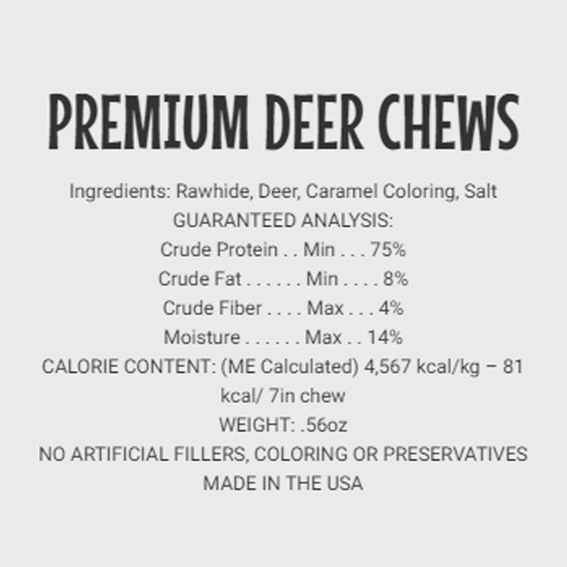 Etta Says! Crunchy Premium Deer Chew 7