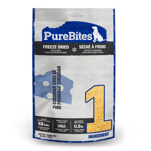 PureBites Cheddar Freeze Dried Dog Treat