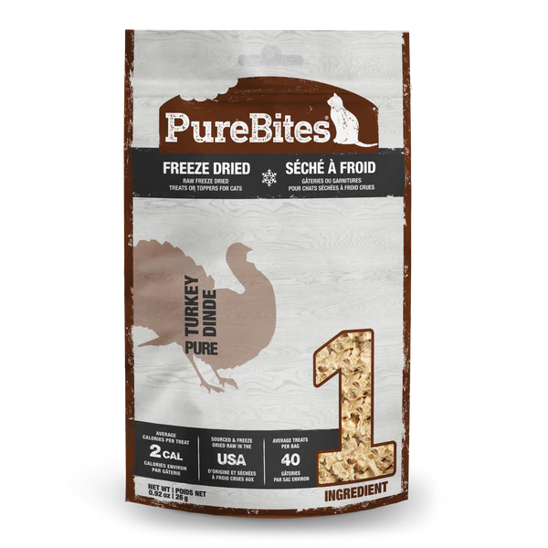 PureBites Turkey Freeze Dried Cat Treat
