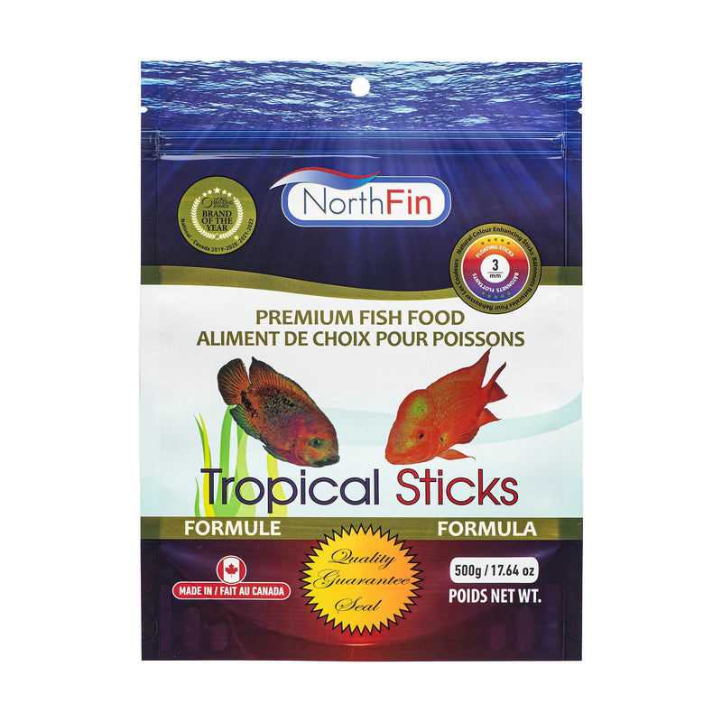 NorthFin Tropical Sticks Fish Food  3mm🍁
