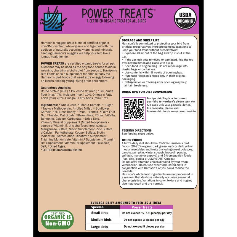 Harrison's Power Treats for Parrots/Parakeets
