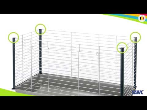 Load and play video in Gallery viewer, Savic Caesar 3 Double Knock Down Small Pet Cage
